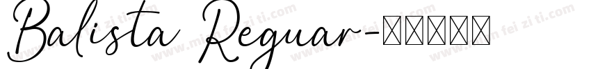 Balista Reguar字体转换